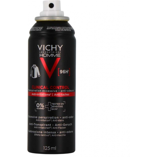 Vichy Homme Clinical Control Anti-Transpirant 96H 125 ml