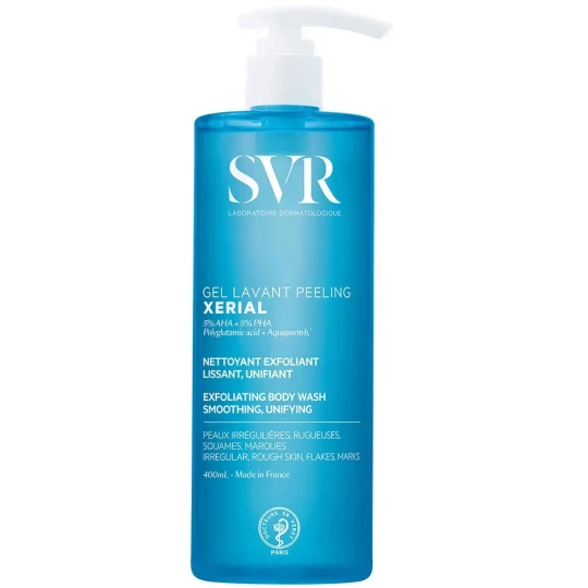 SVR Xérial Gel Lavant Peeling 400 ml