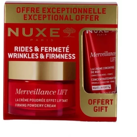 Nuxe Merveillance LIFT La Crème Poudrée Effet Liftant 50 ml + La Crème Concentrée de Nuit 15 ml Offert - image 3