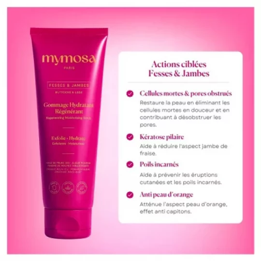 Mymosa Fesses & Jambes Gommage Hydratant Régénérant Bio 125 ml - image 2