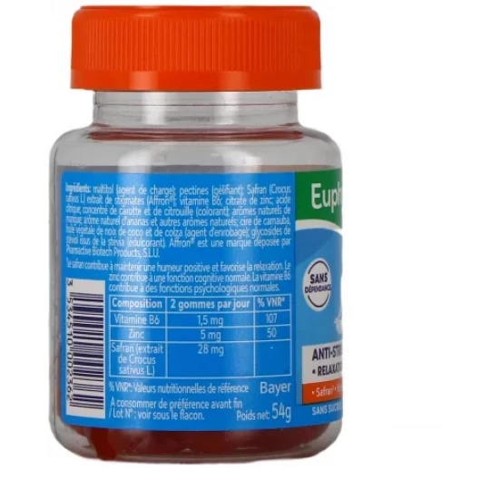 EuphytoseStress Safran Mangue Ananas Gommes x 30 - image 2