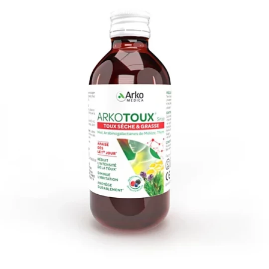 Arkopharma Arkotoux Sirop Toux Sèche et Grasse 140 ml - image 2