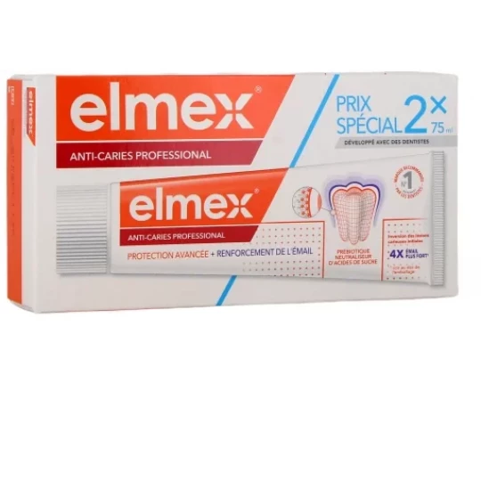 Elmex Anti-caries Professional Dentifrice 2 x 75 ml