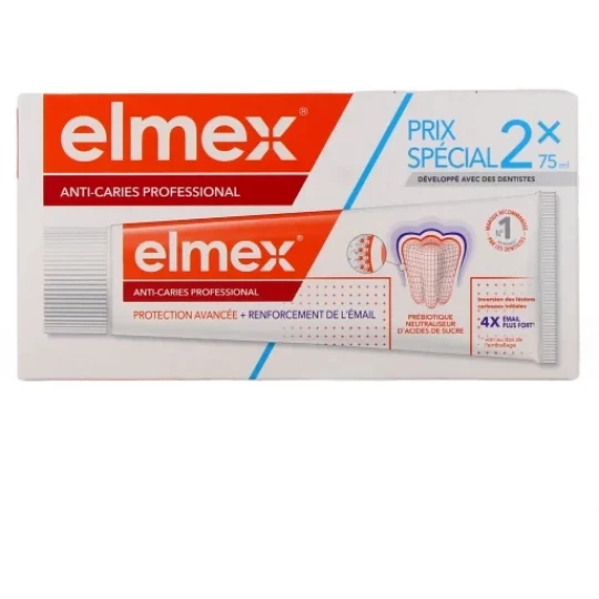 Elmex Anti-caries Professional Dentifrice 2 x 75 ml - image 3