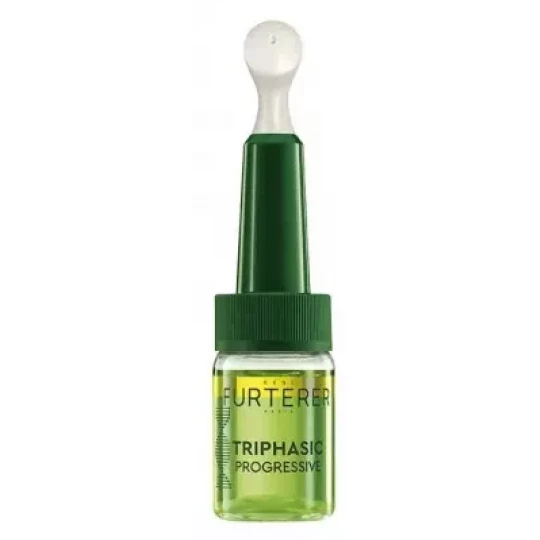 René Furterer Triphasic Progressive Traitement Antichute Longévité Densité 8 x 5,5 ml