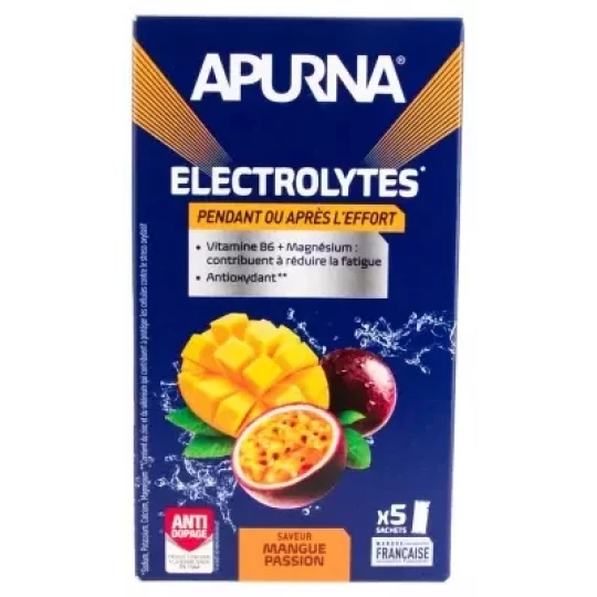 Apurna Électrolytes Mangue Passion Sachets 8 g x 5