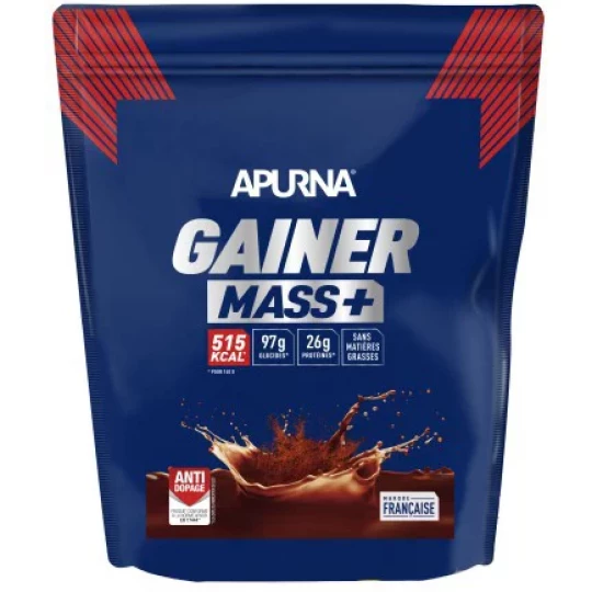 Apurna Gainer Mass+ Chocolat 1100 g