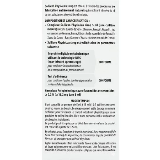 Aboca Sollievo PhysioLax Sirop 180 g - image 2