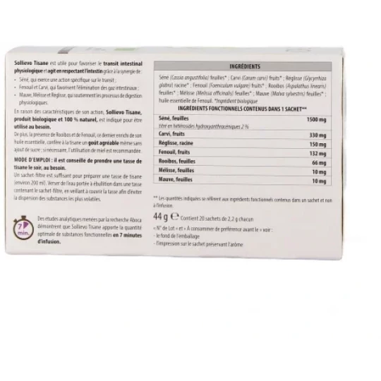 Aboca Sollievo Bio Tisane Sachets x 20 - image 2