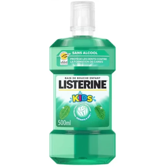 Listerine Kids Bain de Bouche Menthe Douce 500 ml