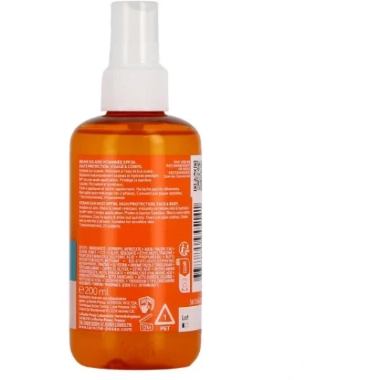 La Roche-Posay Anthelios UVair Brume Solaire Vitaminée SPF30 200 ml - image 2