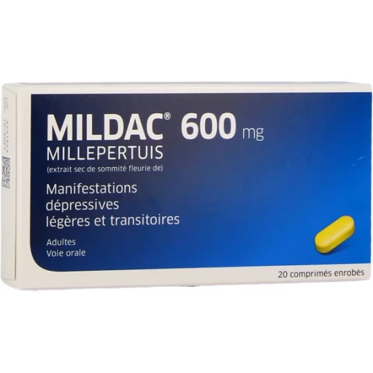 Mildac 600 mg Comprimés Enrobés x 20