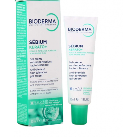 Bioderma Sébium Kerato+ Gel-Crème Anti-Imperfections SPF30 30 ml