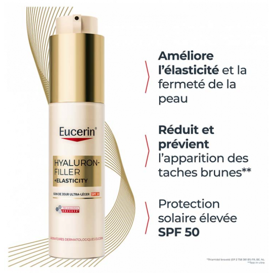 Eucerin Hyaluron-Filler + Elasticity Soin de Jour Ultra-Léger SPF50 50 ml - image 5