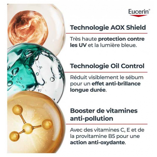 Eucerin Sun Protection Oil Control Sérum UV Ultra-Léger SPF50+ 30 ml - image 3