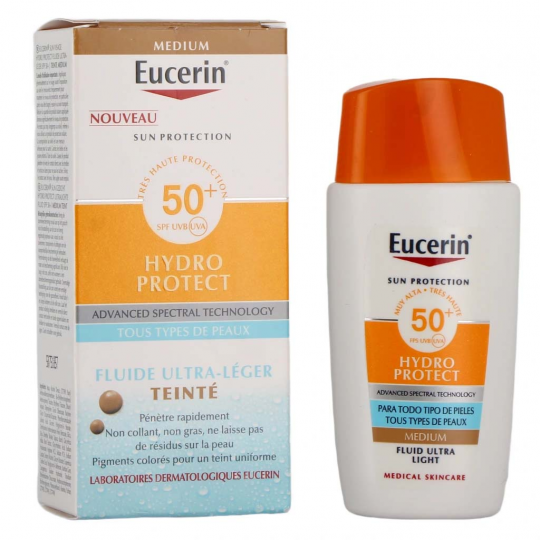 Eucerin Sun Hydro Protect SPF 50+ Teinté 50 ml