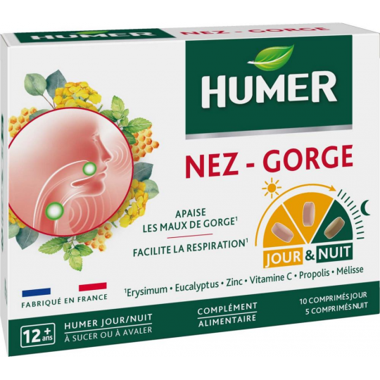 Humer Nez et Gorge Jour et Nuit x 15