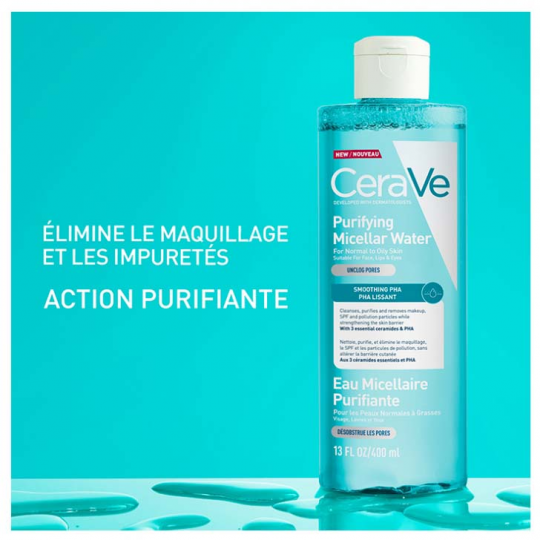 CeraVe Eau Micellaire Purifiante 400 ml - image 2