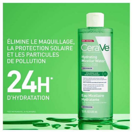CeraVe Eau Micellaire Hydratante 400 ml - image 2