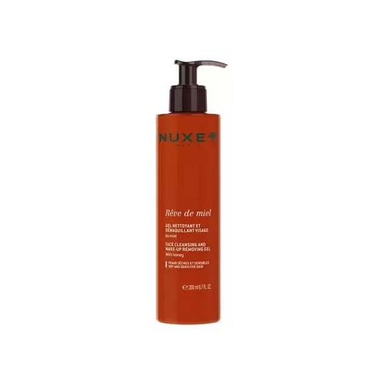 Nuxe Rêve de Miel Gel Nettoyant et Démaquillant Visage 200 ml