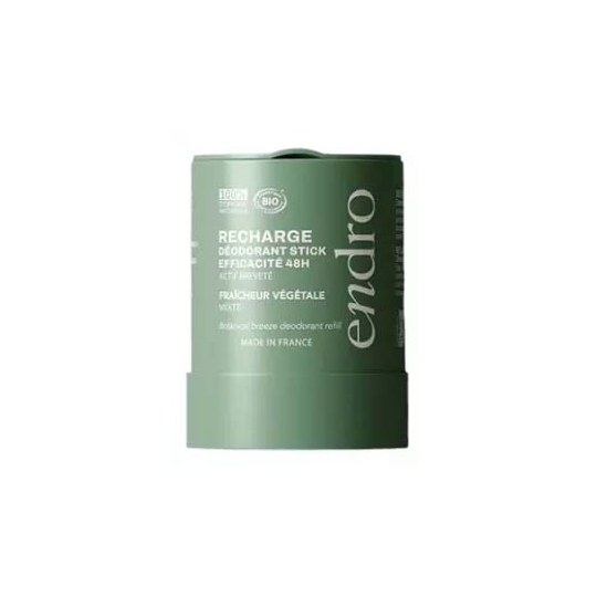 Endro Déodorant Stick 48 H Fraîcheur Végétale Recharge Bio 50 g