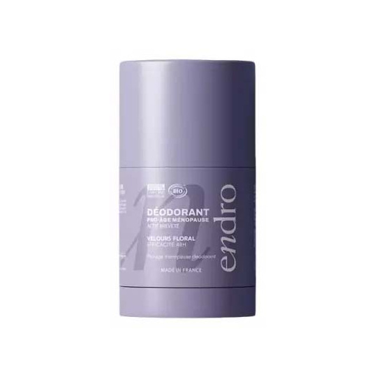 Endro Déodorant Stick 48 H Pro-Âge Ménopause Velours Floral Bio 50 g