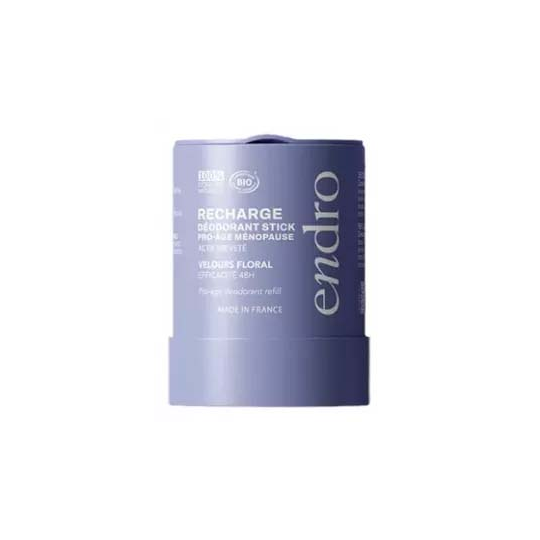 Endro Déodorant Stick 48 H Pro-Âge Ménopause Velours Floral Recharge Bio 50 g