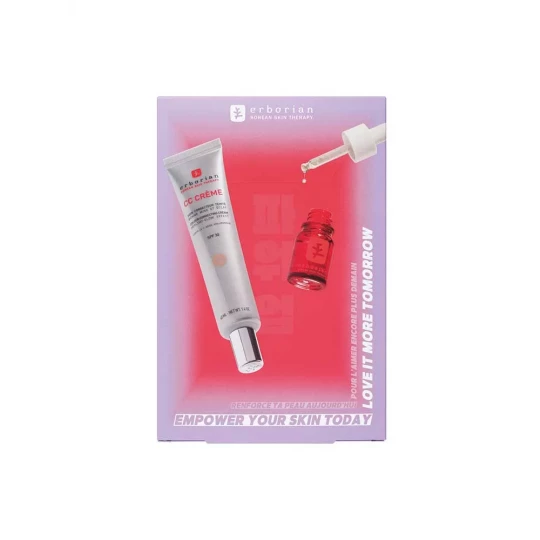 Erborian CC Crème à la Centella SPF30 40 ml + Skin Therapy Huile de Nuit Multi-Perfectrice 10 ml