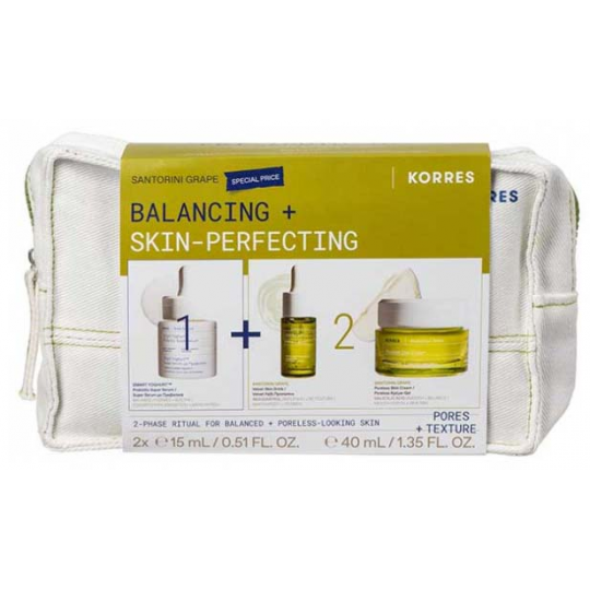 Korres Raisin de Santorin Trousse Équilibrer + Perfecteur de Peau - image 2