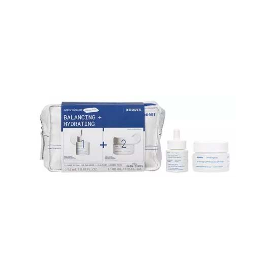 Korres Yaourt Grec Smart Yoghurt Gel-Crème Probiotiques 40 ml + Super Sérum Probiotiques 15 ml Offert