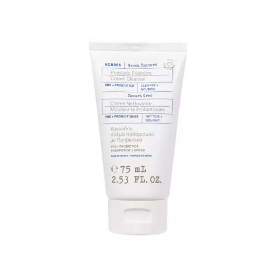 Korres Yaourt Grec Crème Nettoyante Moussante Probiotiques