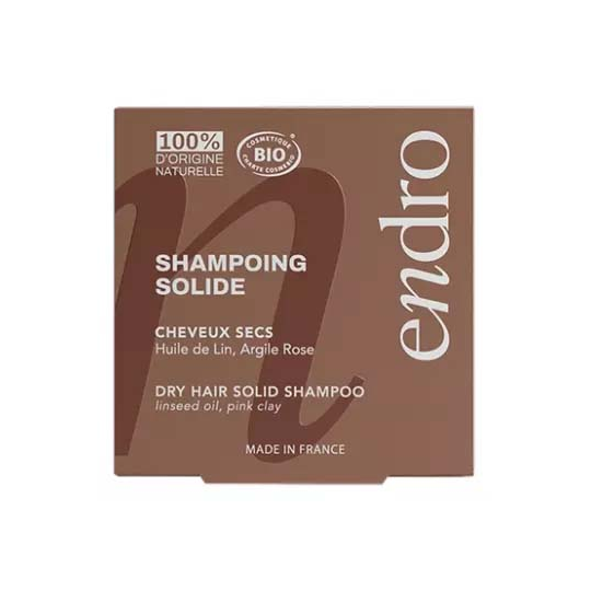 Endro Shampoing Solide Cheveux Secs Bio 80 ml