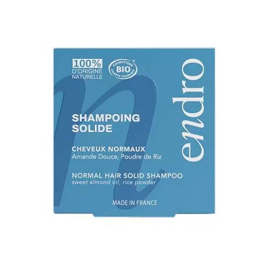 Endro Shampoing Solide Cheveux Normaux Bio 80 ml