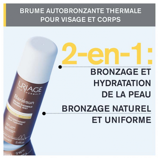 Uriage Bariésun Brume Thermale Autobronzant 100 ml - image 3