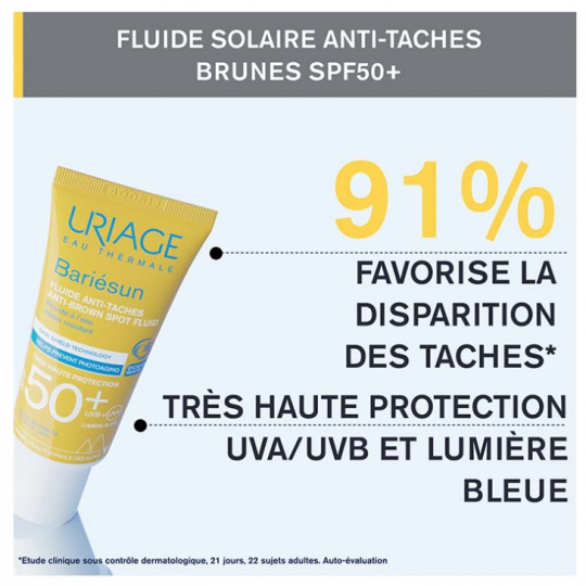 Uriage Bariésun Fluide Anti-Taches Très Haute Protection SPF50+ 40 ml - image 3