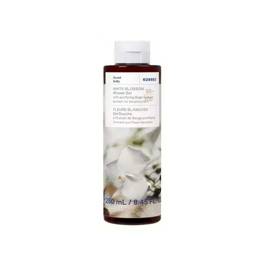 Korres Gel Douche Fleurs Blanches 250 ml