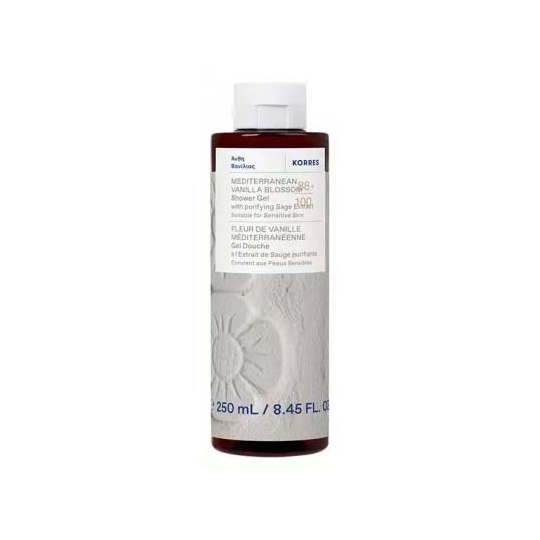 Korres Gel Douche Fleur de Vanille Méditerranéenne 250 ml
