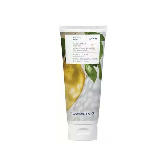 Korres Lait Corps Basilic Citron 200 ml
