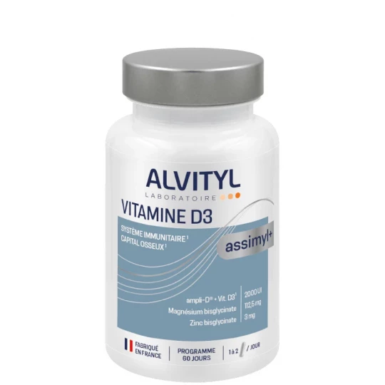 Alvityl Assimyl+ Vitamine D3 Gélules x 60