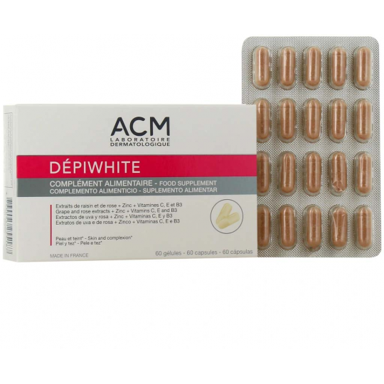 ACM Depiwhite Complément Alimentaire Gélules x 60