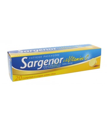 Sargenor Vitamine C Arôme citron à croquer x 20