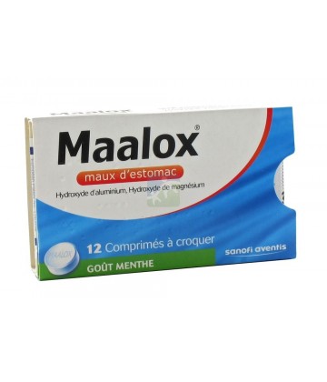 Maalox Maux d'Estomac Menthe x 12 (NSFP)