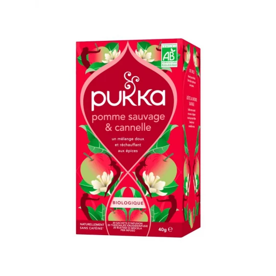 Pukka Pomme Sauvage et Cannelle Bio Sachets x 20