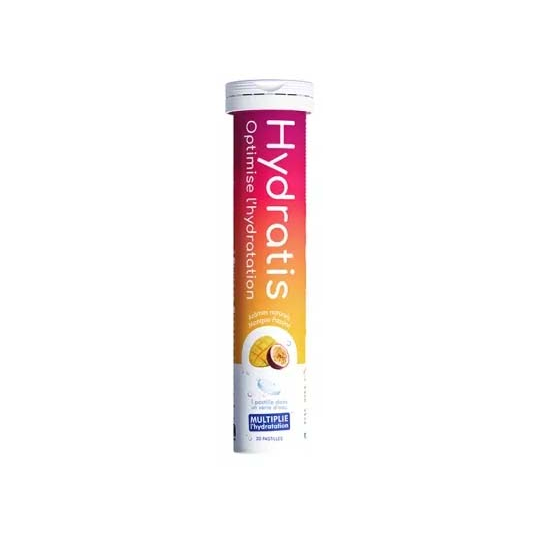 Hydratis Solution d'Hydratation Comprimés Effervescents Mangue Passion x 20