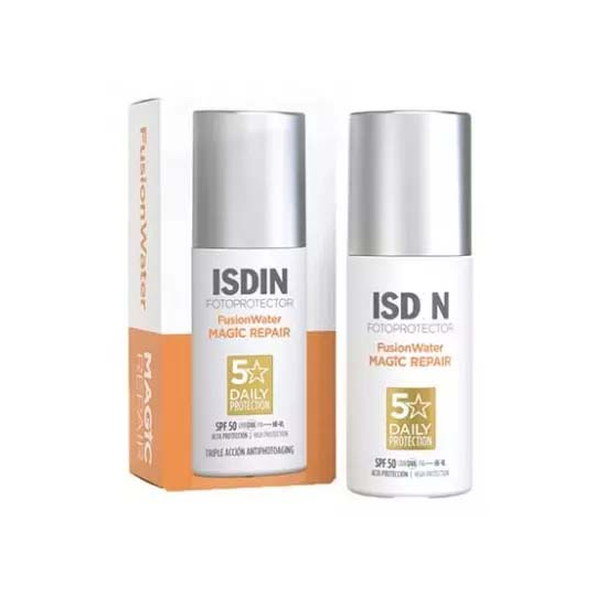 Isdin Fotoprotector Fusion Water Magic Repair Crème Solaire SPF50 50 ml