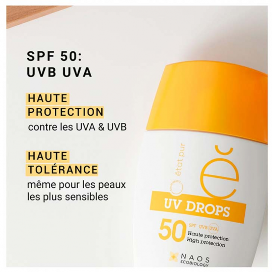 Etat Pur UV Drops Fluide Minéral Visage SPF50 30 g - image 2