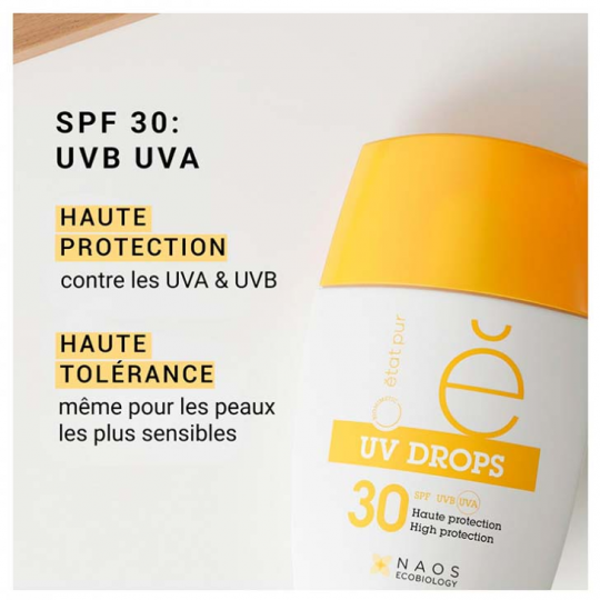 Etat Pur UV Drops Fluide Minéral Visage SPF30 30 g - image 2