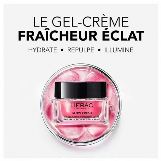 Lierac Glow Fresh Le Gel-Crème Fraîcheur Éclat Recharge 50 ml - image 2
