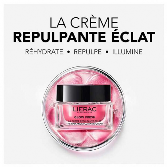 Lierac Glow Fresh La Crème Repulpante Éclat Recharge 50 ml - image 2