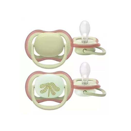 Avent Ultra Air Day and Night Sucettes Orthodontiques 6-18 Mois x 2